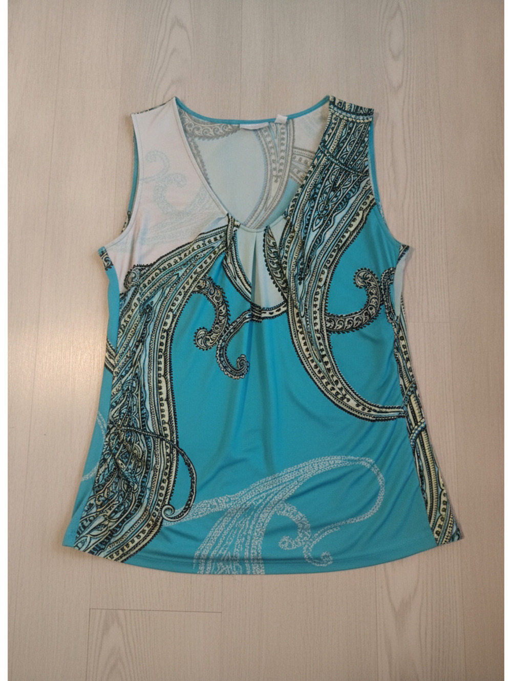 Women's Sleeveless Patterned Tank Top